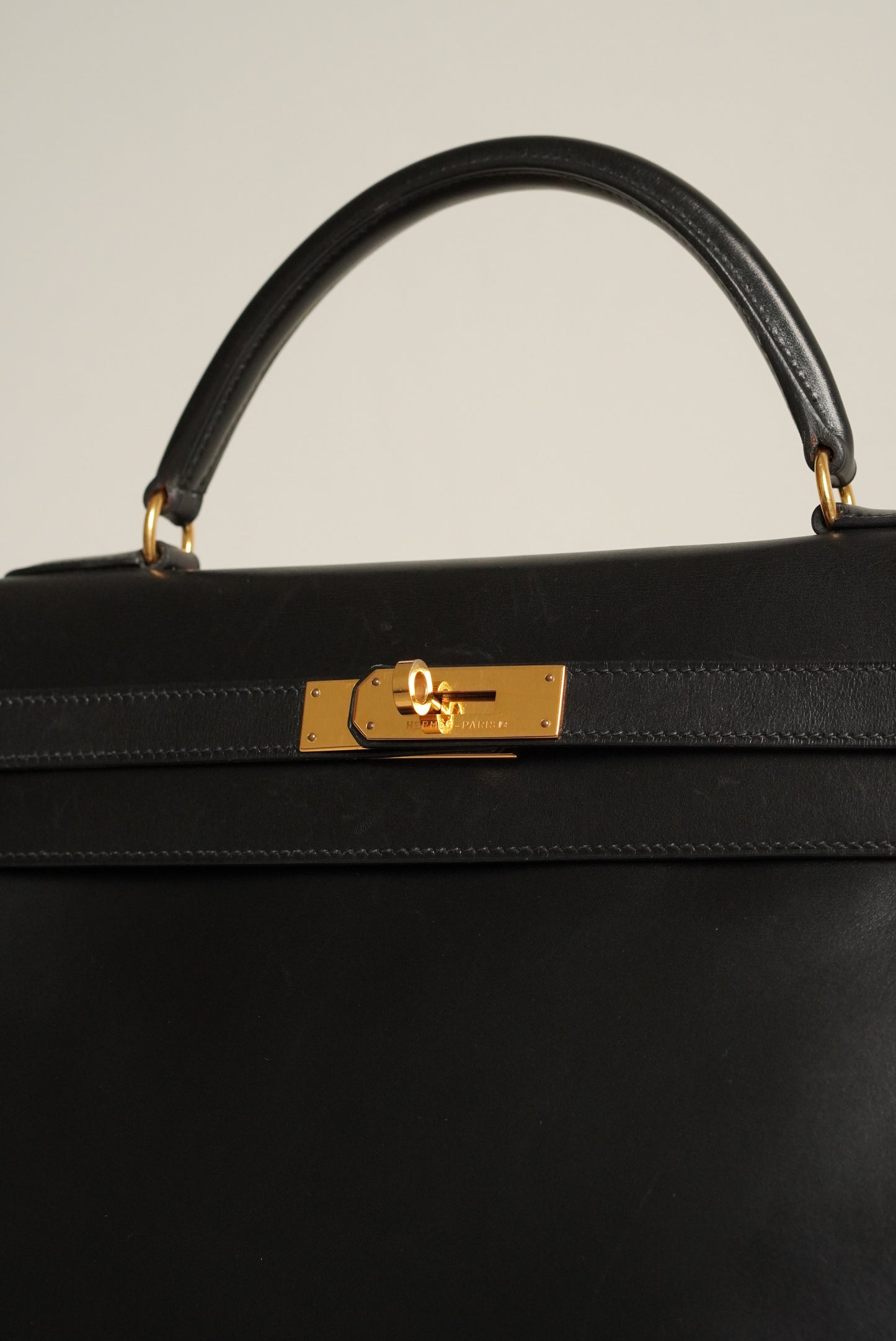 HERMÈS KELLY 32 RETOURNE BOX | BLACK