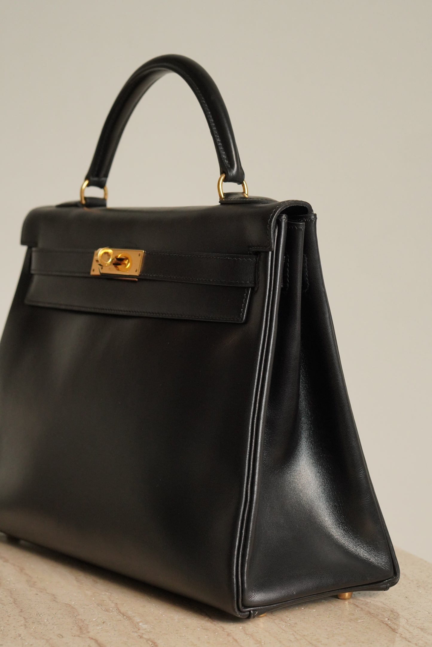 HERMÈS KELLY 32 RETOURNE BOX | BLACK