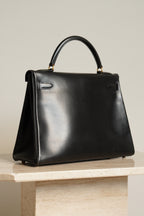 HERMÈS KELLY 32 RETOURNE BOX | BLACK