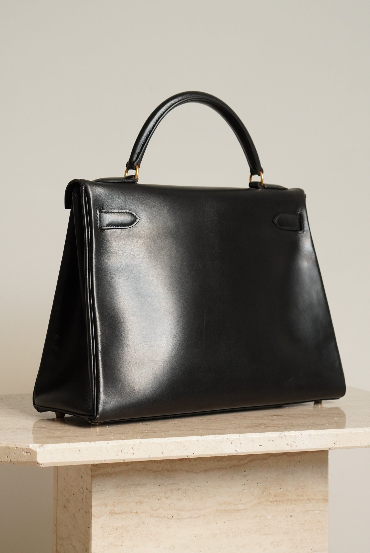 HERMÈS KELLY 32 RETOURNE BOX | BLACK