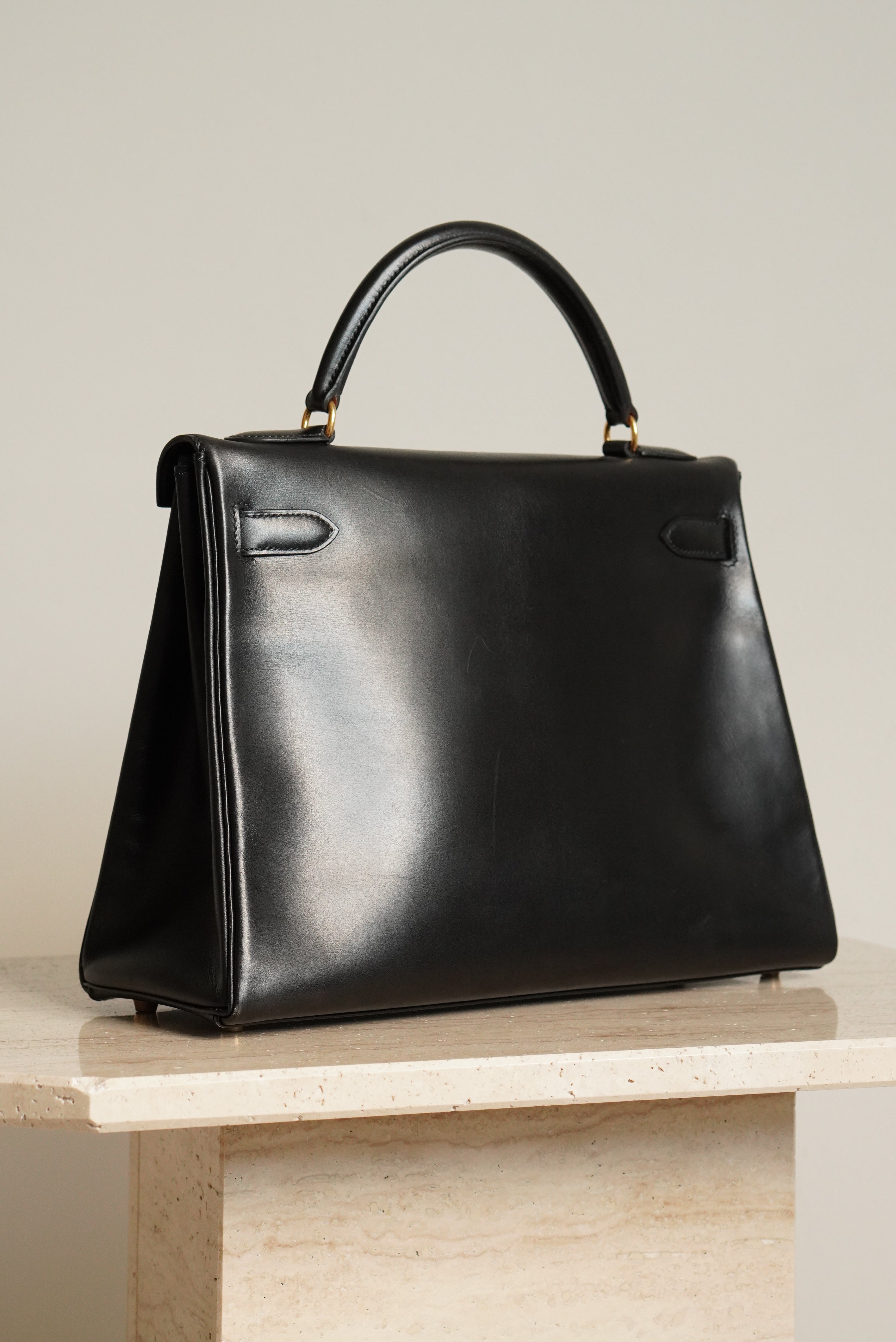 HERMÈS KELLY 32 RETOURNE BOX | BLACK