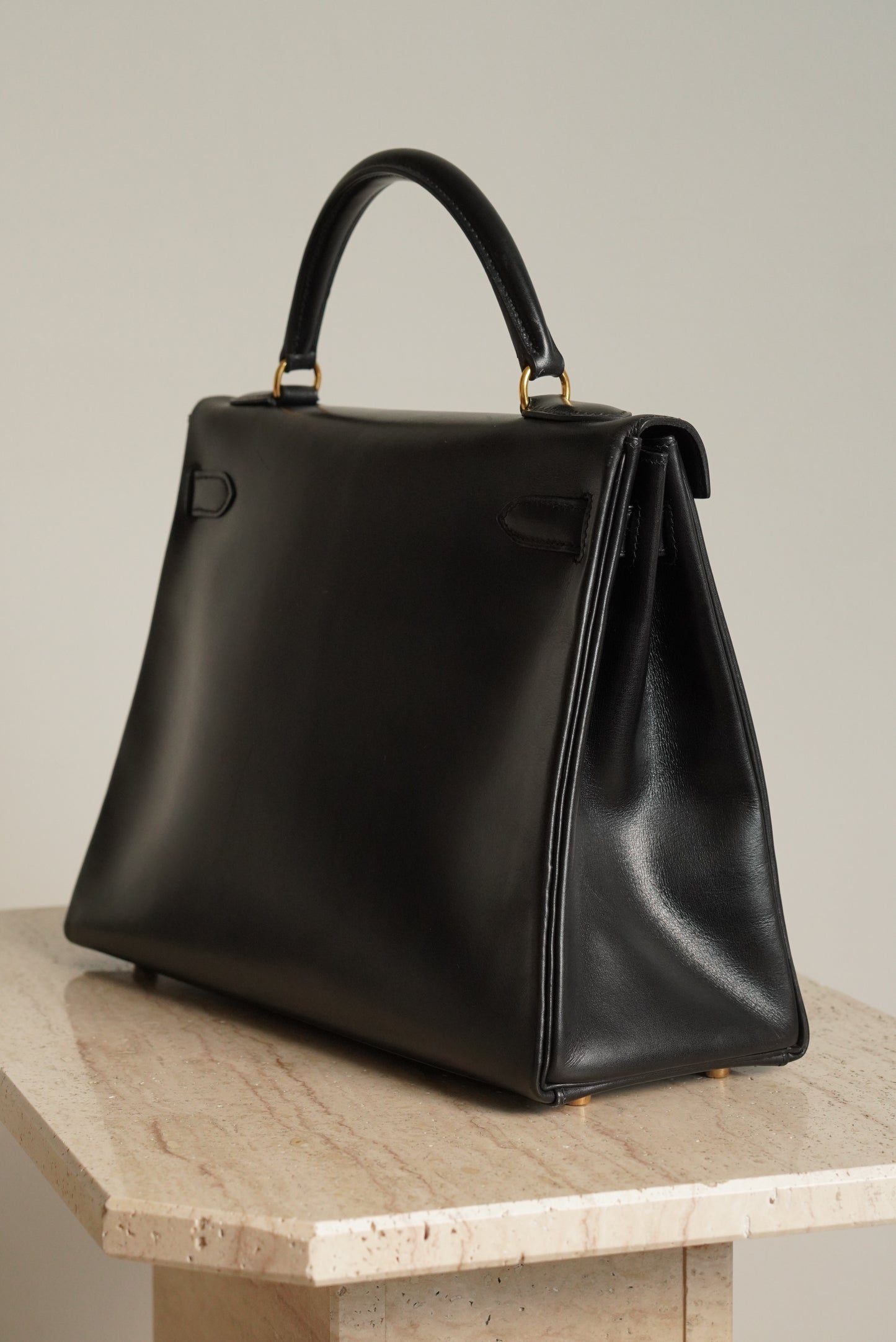 HERMÈS KELLY 32 RETOURNE BOX | BLACK