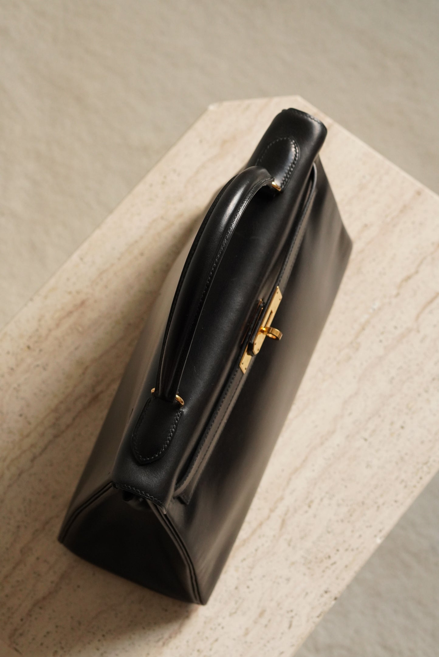 HERMÈS KELLY 32 RETOURNE BOX | BLACK