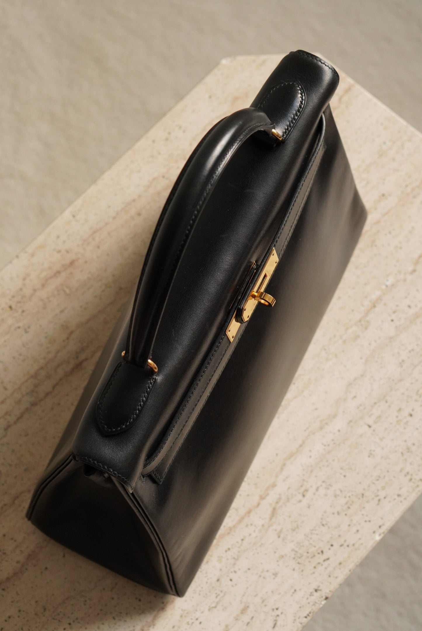 HERMÈS KELLY 32 RETOURNE BOX | BLACK