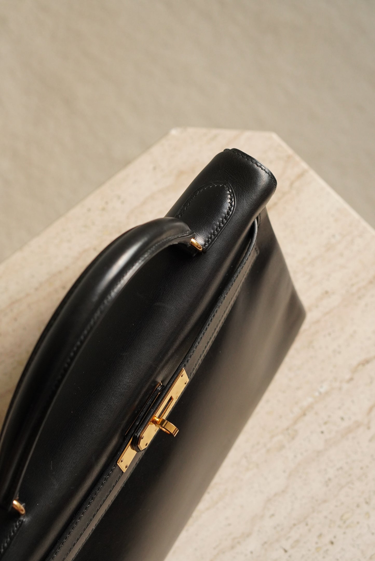 HERMÈS KELLY 32 RETOURNE BOX | BLACK
