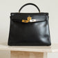 HERMÈS KELLY 32 RETOURNE BOX | BLACK