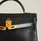HERMÈS KELLY 32 RETOURNE BOX | BLACK
