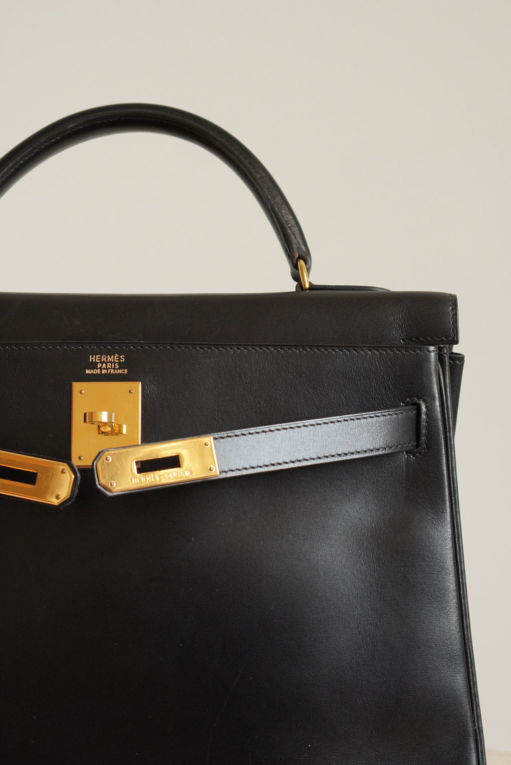 HERMÈS KELLY 32 RETOURNE BOX | BLACK