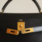 HERMÈS KELLY 32 RETOURNE BOX | BLACK