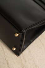 HERMÈS KELLY 32 RETOURNE BOX | BLACK