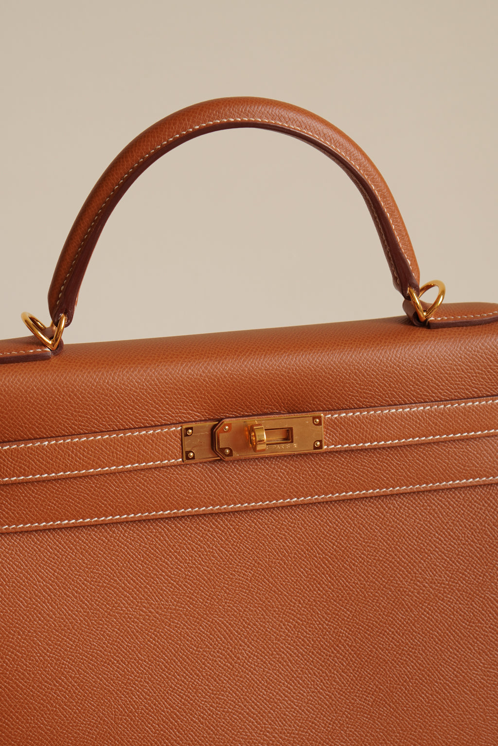 HERMÈS KELLY 32 SELLIER EPSOM | GOLD