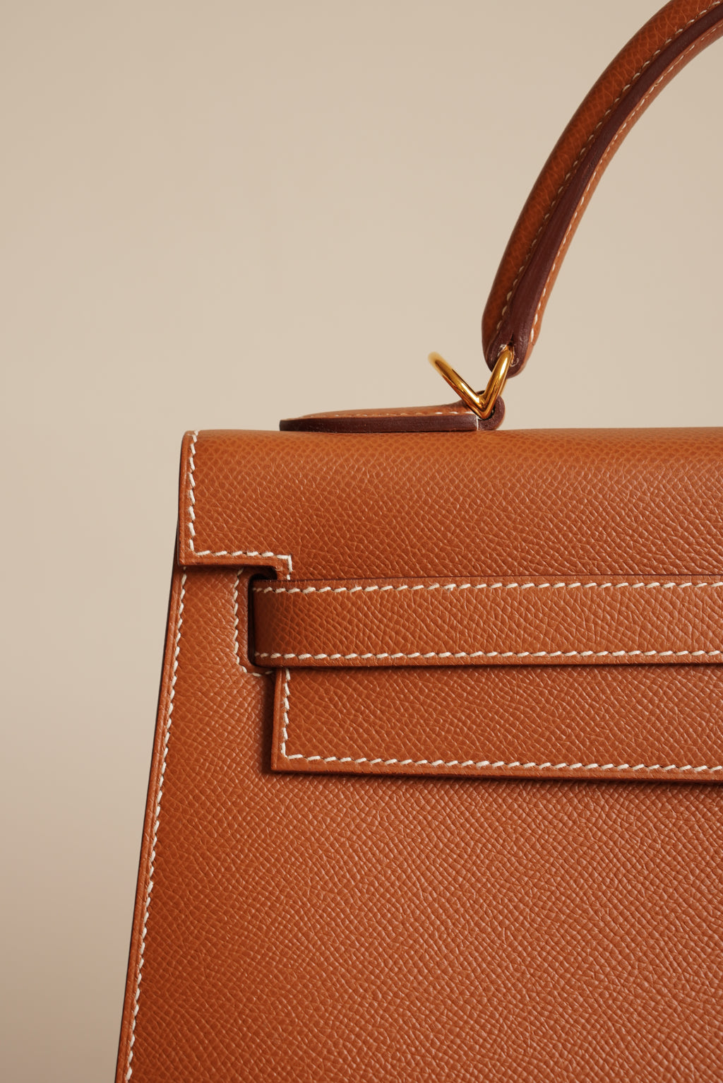 HERMÈS KELLY 32 SELLIER EPSOM | GOLD