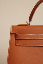 HERMÈS KELLY 32 SELLIER EPSOM | GOLD
