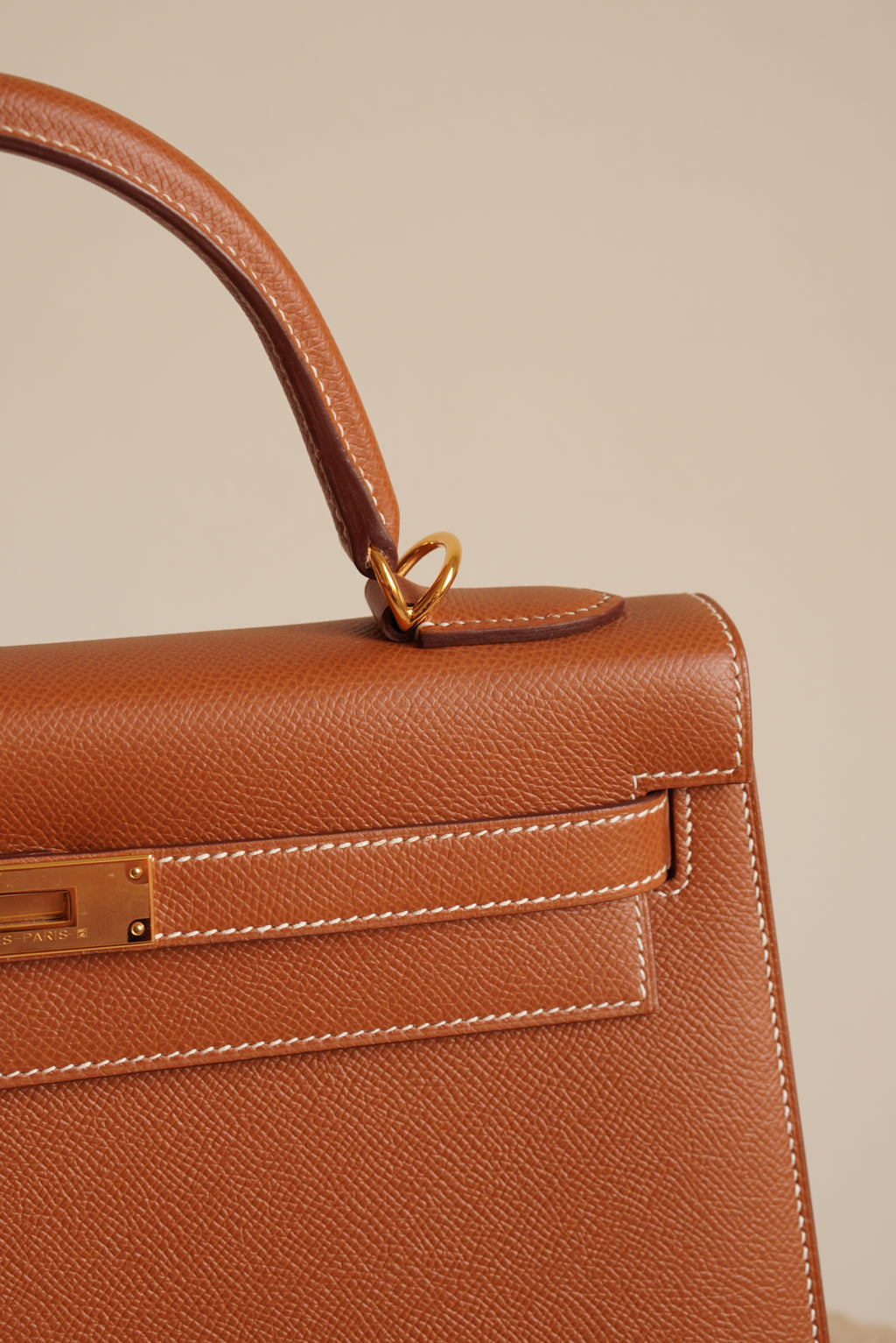 HERMÈS KELLY 32 SELLIER EPSOM | GOLD