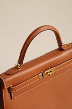 HERMÈS KELLY 32 SELLIER EPSOM | GOLD
