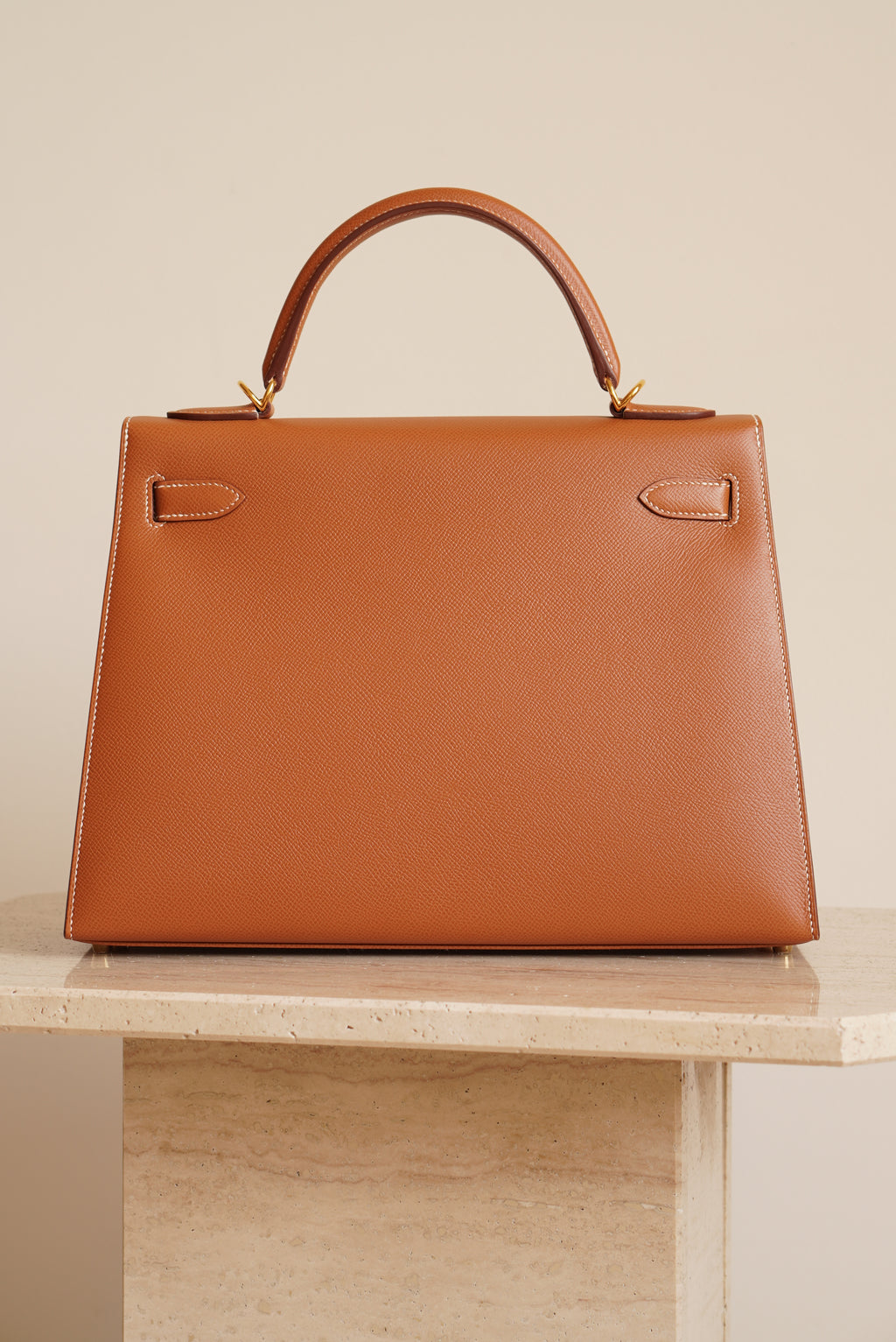 HERMÈS KELLY 32 SELLIER EPSOM | GOLD