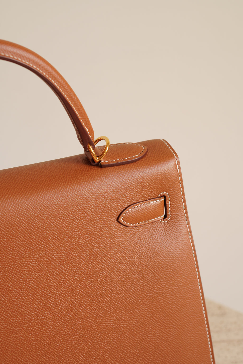 HERMÈS KELLY 32 SELLIER EPSOM | GOLD