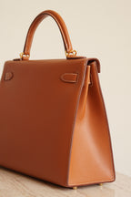 HERMÈS KELLY 32 SELLIER EPSOM | GOLD