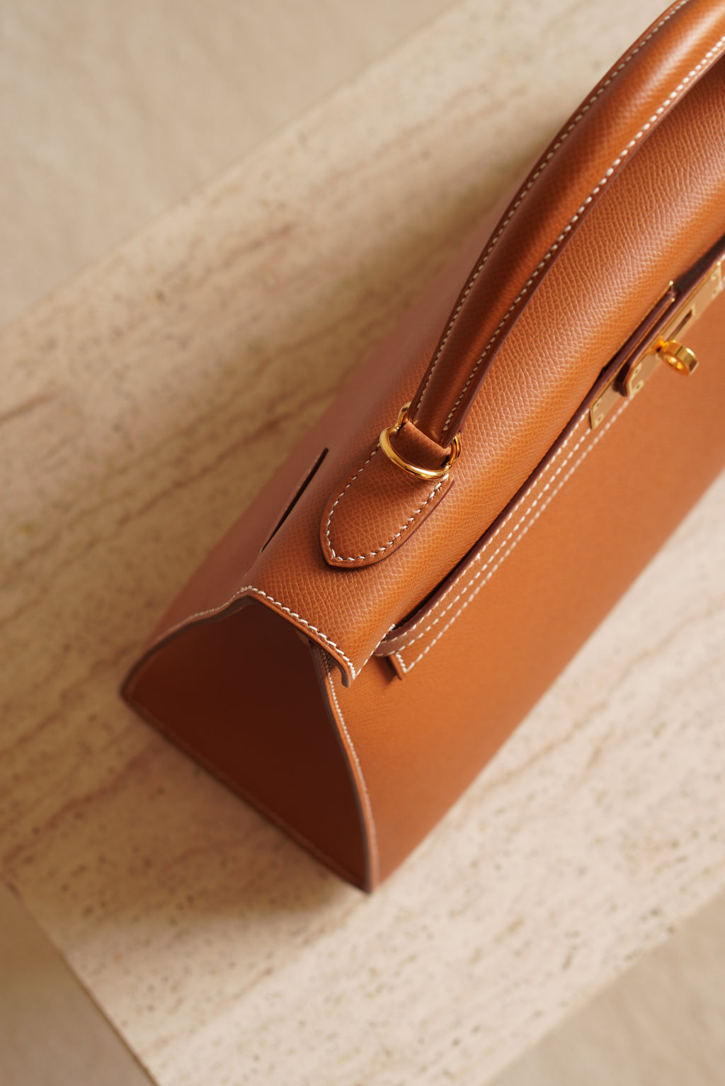 HERMÈS KELLY 32 SELLIER EPSOM | GOLD