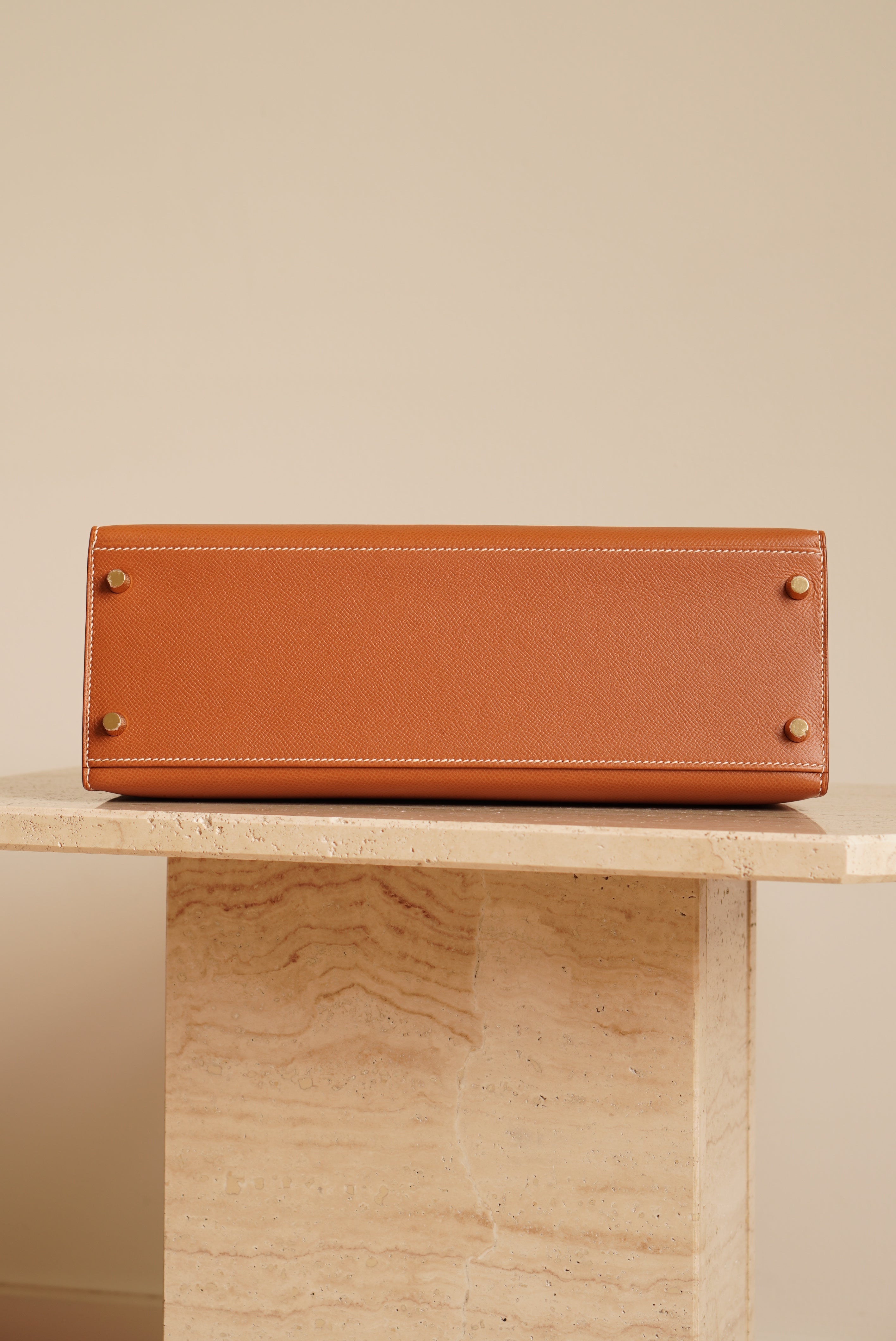 HERMÈS KELLY 32 SELLIER EPSOM | GOLD
