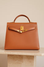 HERMÈS KELLY 32 SELLIER EPSOM | GOLD