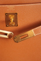 HERMÈS KELLY 32 SELLIER EPSOM | GOLD