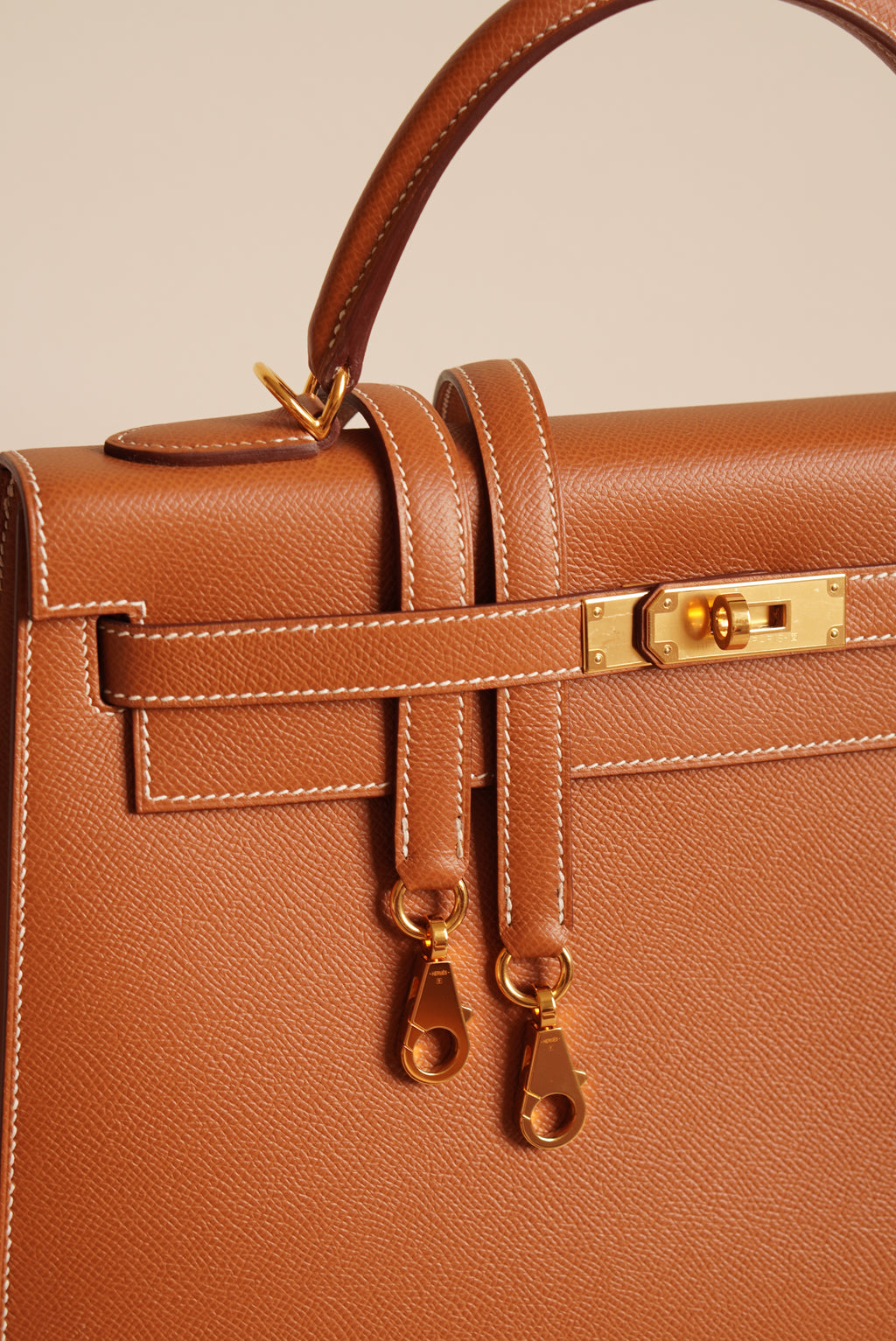 HERMÈS KELLY 32 SELLIER EPSOM | GOLD