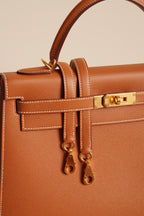 HERMÈS KELLY 32 SELLIER EPSOM | GOLD