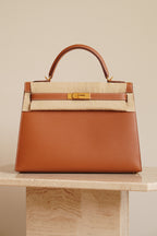 HERMÈS KELLY 32 SELLIER EPSOM | GOLD