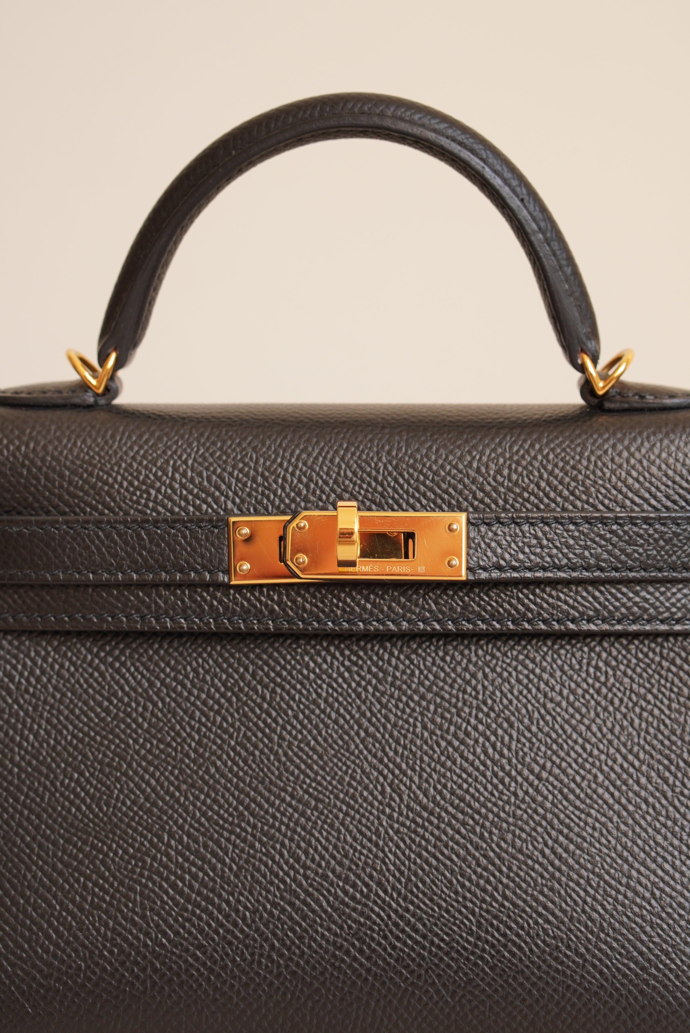 HERMÈS MINI KELLY SELLIER EPSOM | NOIR