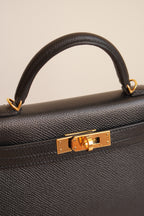 HERMÈS MINI KELLY SELLIER EPSOM | NOIR