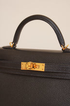 HERMÈS MINI KELLY SELLIER EPSOM | NOIR