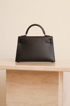 HERMÈS MINI KELLY SELLIER EPSOM | NOIR