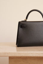 HERMÈS MINI KELLY SELLIER EPSOM | NOIR