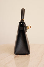 HERMÈS MINI KELLY SELLIER EPSOM | NOIR