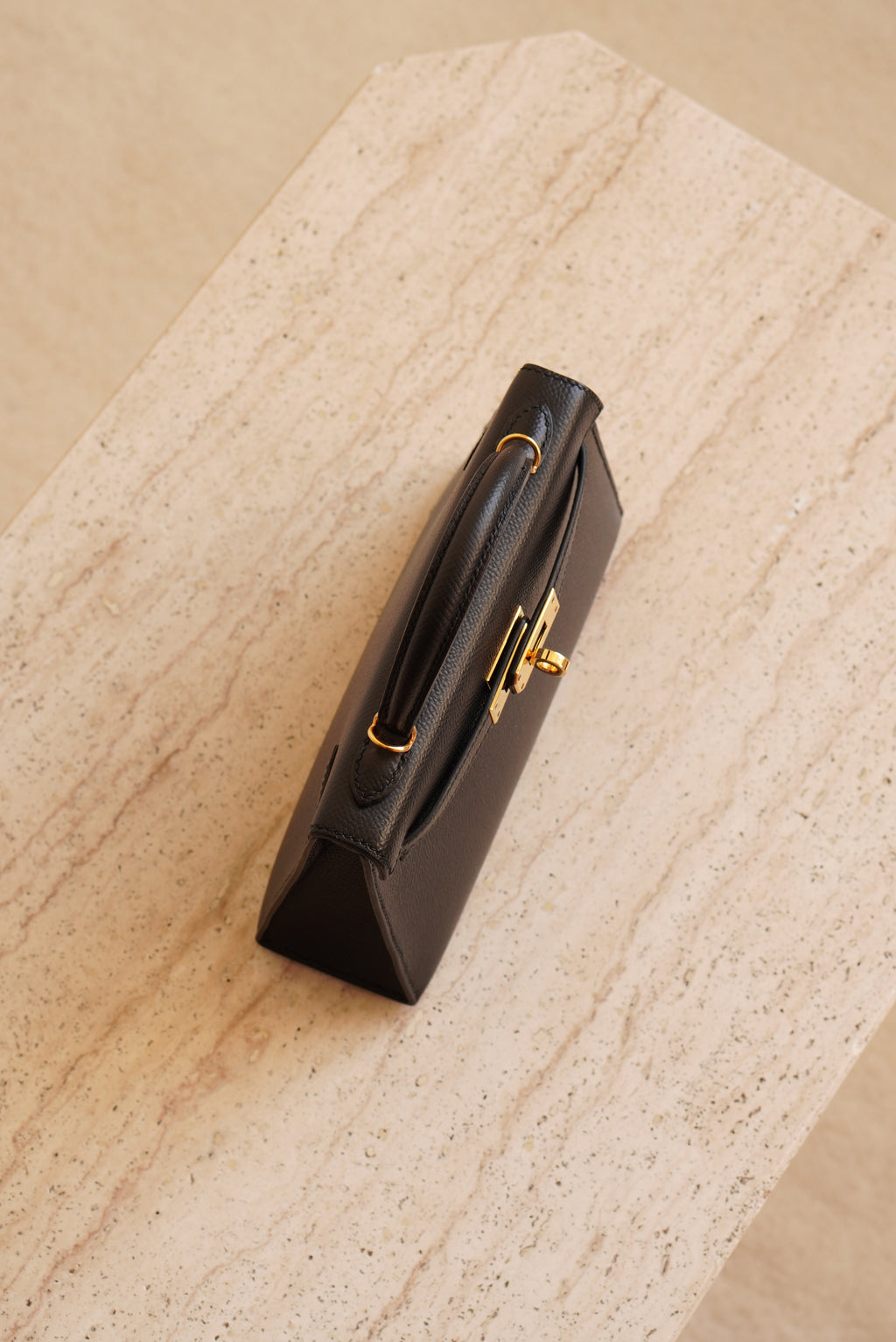 HERMÈS MINI KELLY SELLIER EPSOM | NOIR