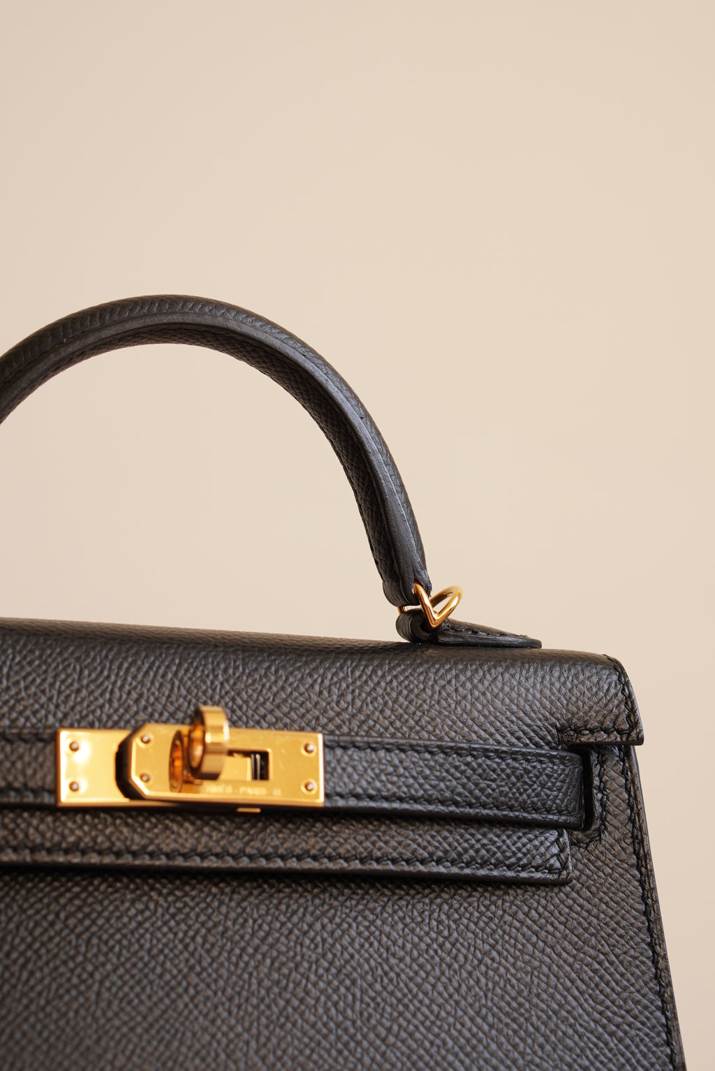 HERMÈS MINI KELLY SELLIER EPSOM | NOIR