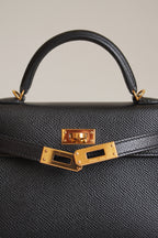 HERMÈS MINI KELLY SELLIER EPSOM | NOIR