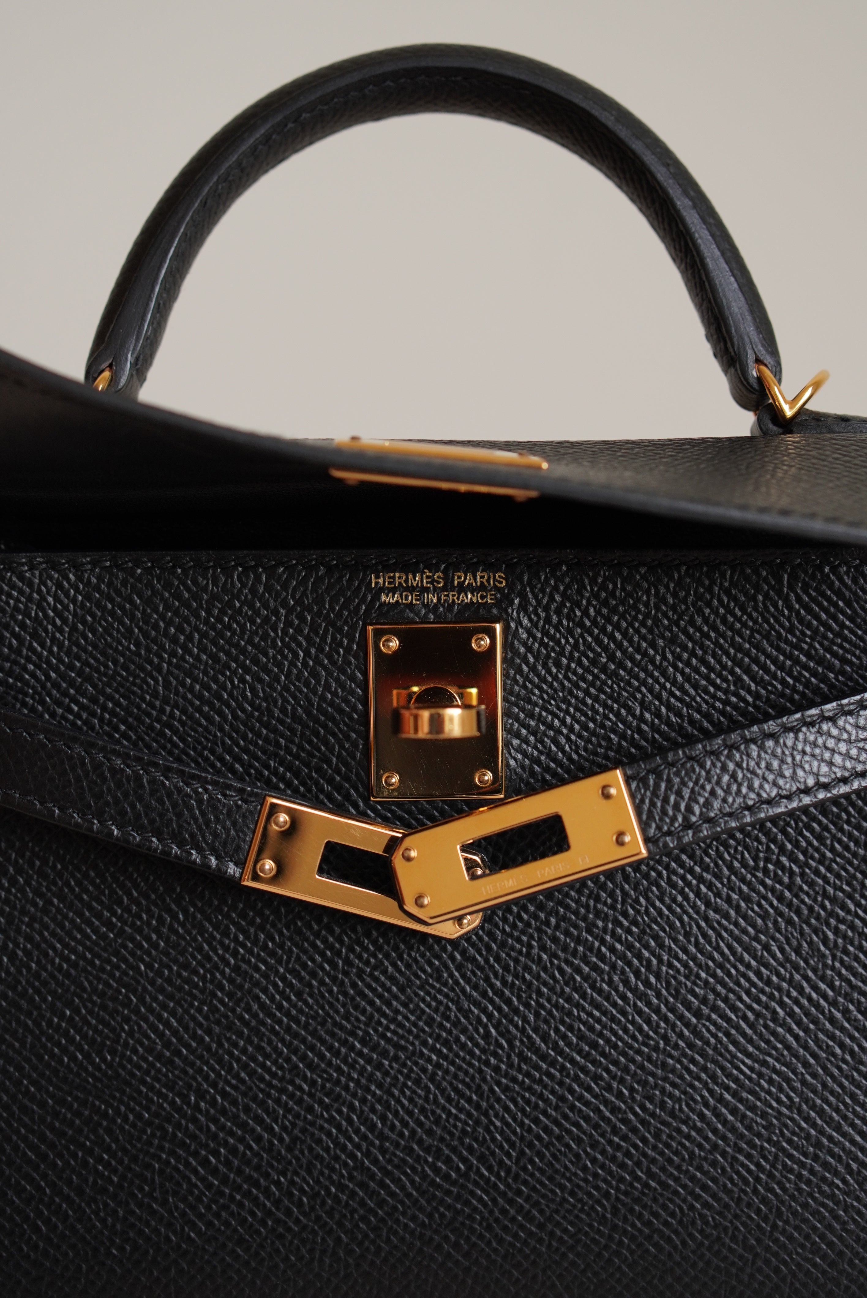 HERMÈS MINI KELLY SELLIER EPSOM | NOIR