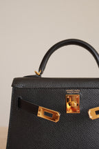 HERMÈS MINI KELLY SELLIER EPSOM | NOIR
