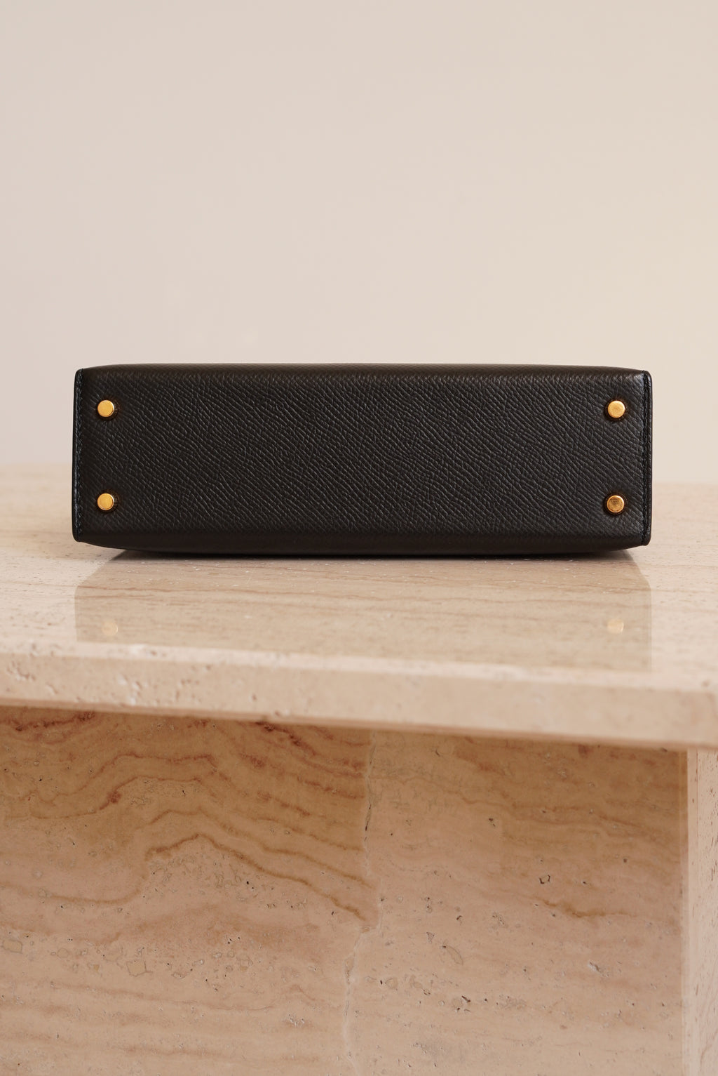 HERMÈS MINI KELLY SELLIER EPSOM | NOIR