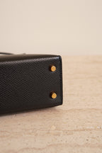 HERMÈS MINI KELLY SELLIER EPSOM | NOIR
