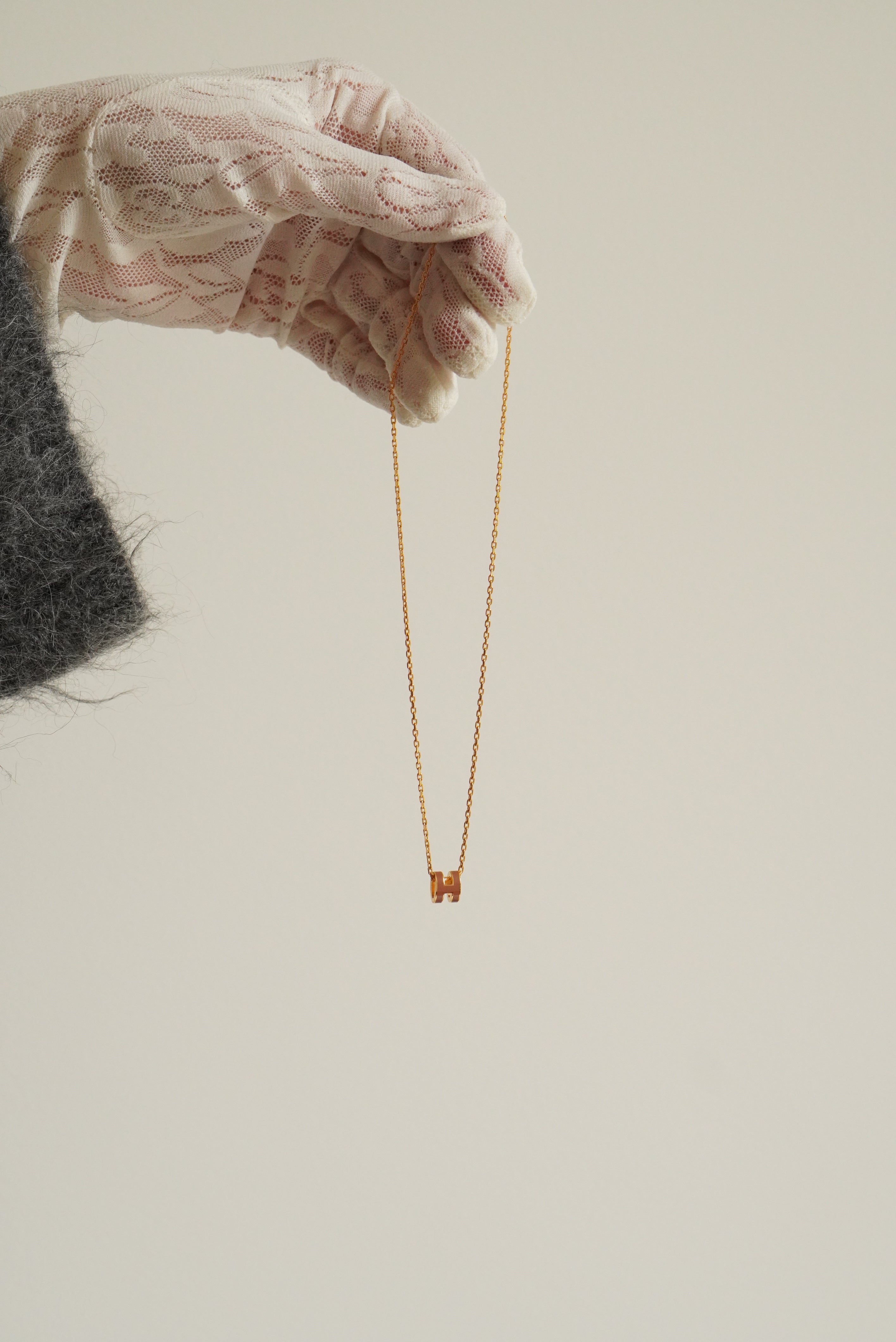 HERMÈS MINI POP H NECKLACE | NEW GOLD