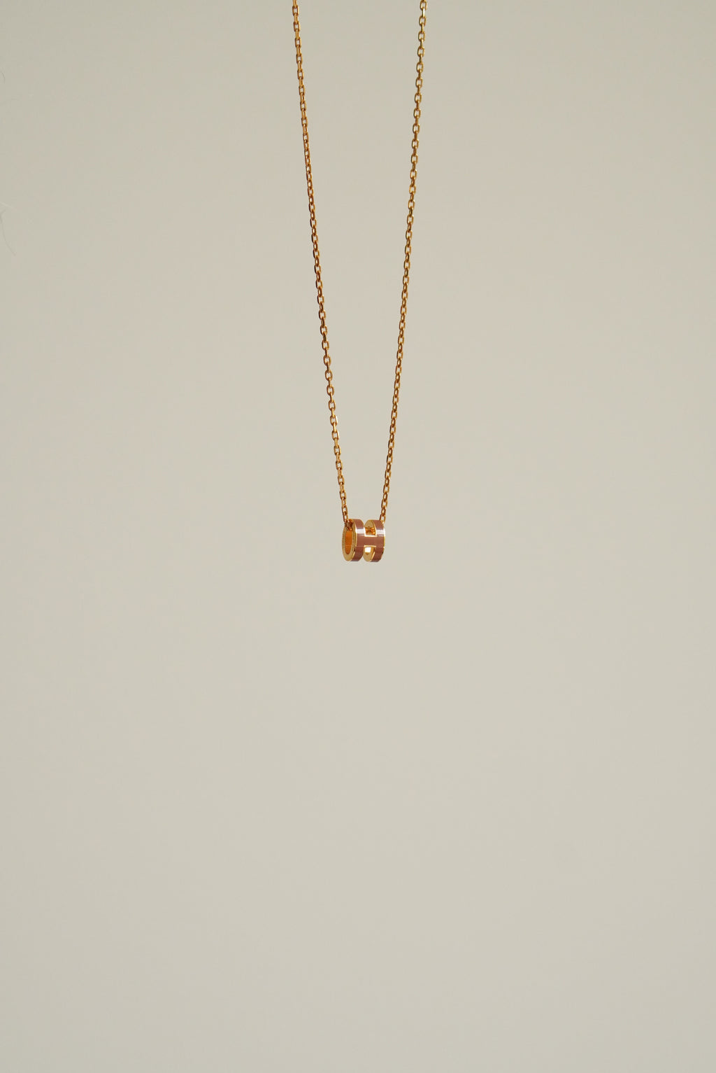 HERMÈS MINI POP H NECKLACE | NEW GOLD