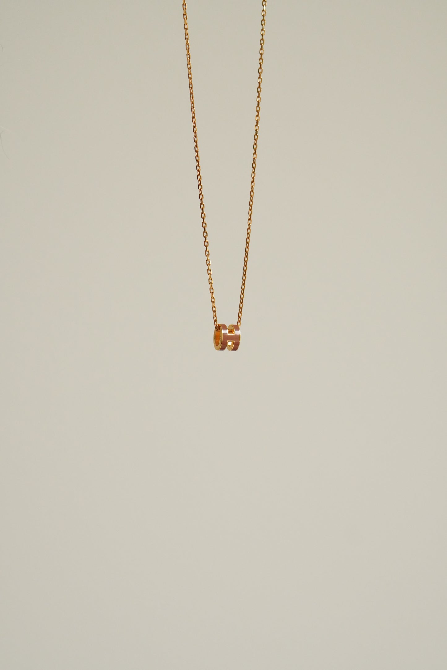 HERMÈS MINI POP H NECKLACE | NEW GOLD