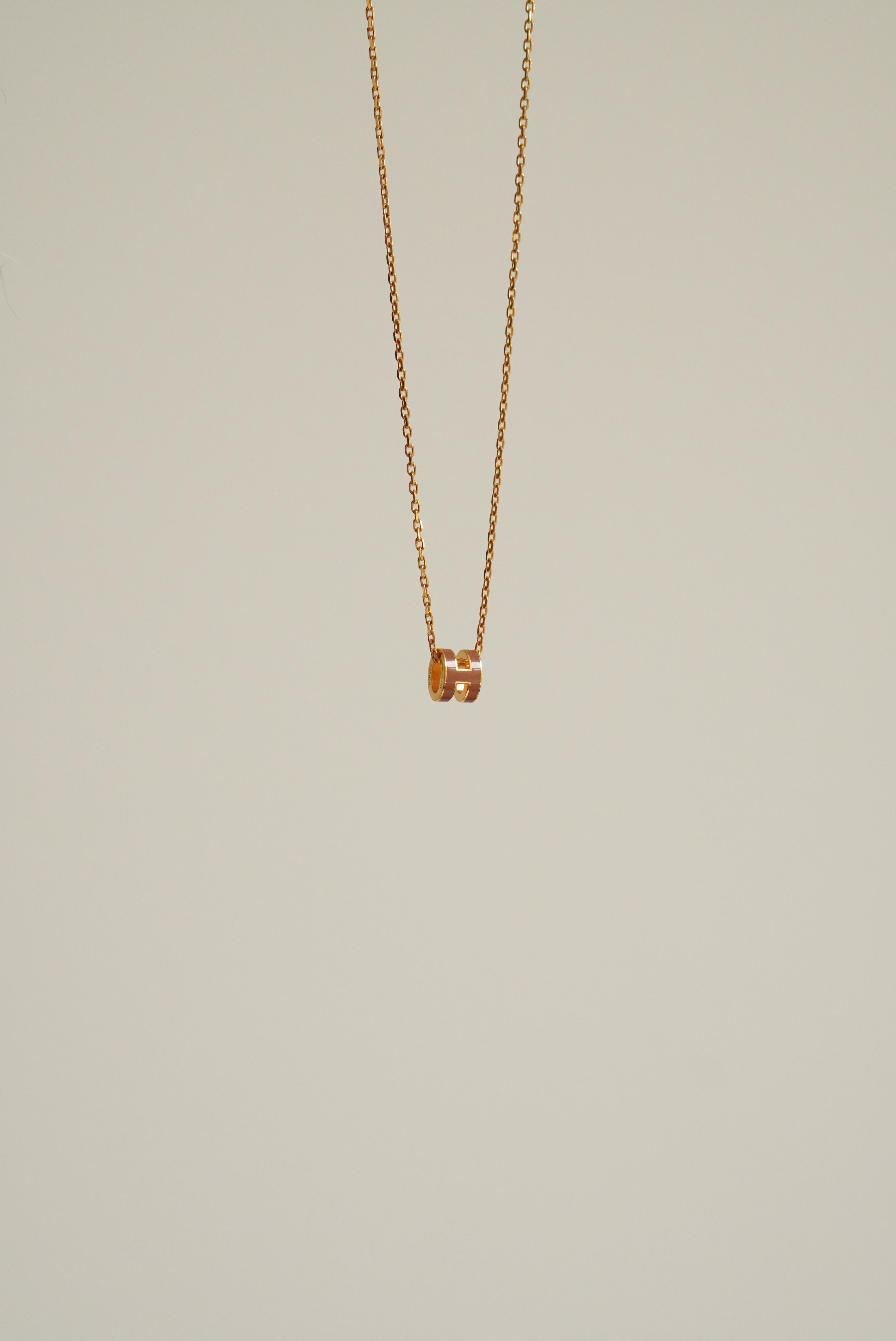 HERMÈS MINI POP H NECKLACE | NEW GOLD