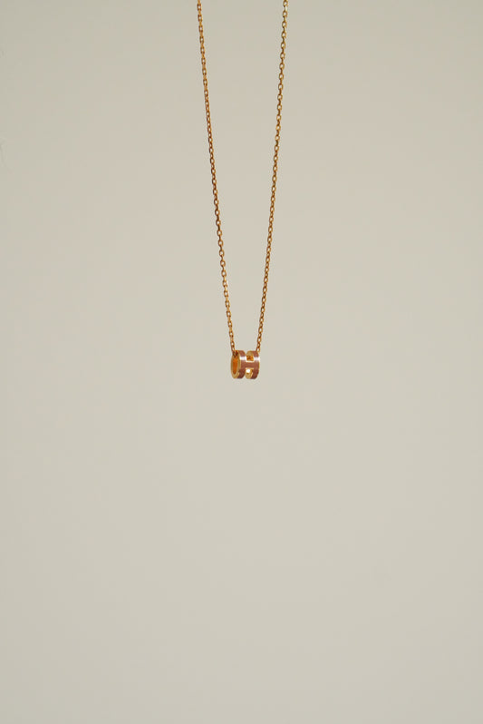 HERMÈS MINI POP H NECKLACE | NEW GOLD