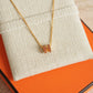 HERMÈS MINI POP H NECKLACE | NEW GOLD