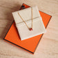 HERMÈS MINI POP H NECKLACE | ROUGE GRENAT