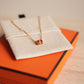 HERMÈS MINI POP H NECKLACE | ROUGE GRENAT